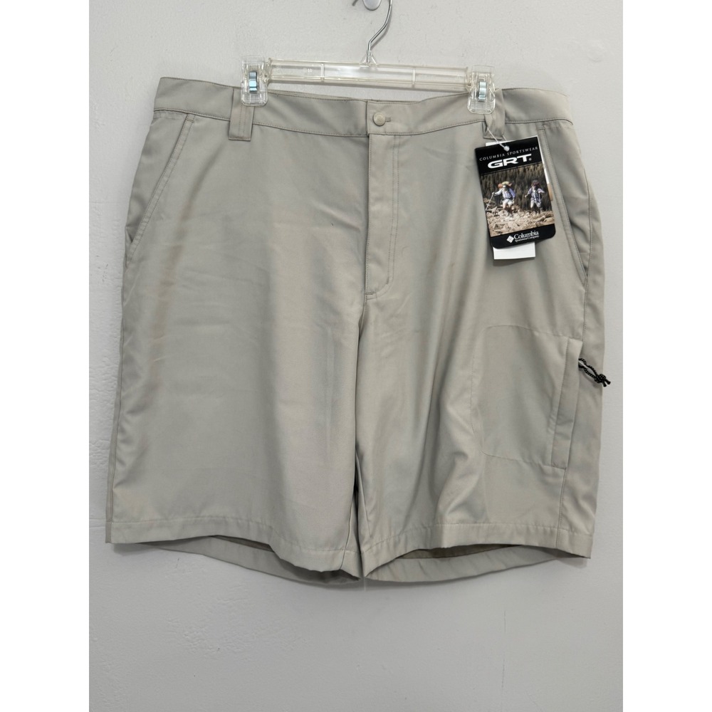 Vintage Columbia‎ GRT Mens Hiking Shorts Tan Khaki Size 40 Outdoor Cargo Trail